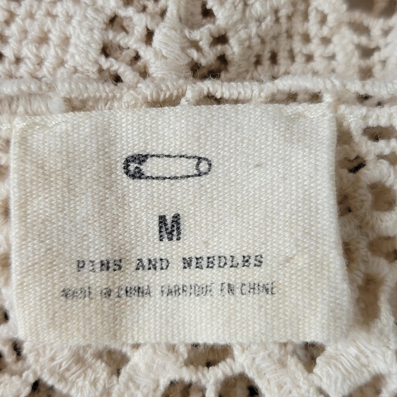 Urban Outfitters Pins and Needles Crocheted Tank Size Medium - Picture 7 of 8